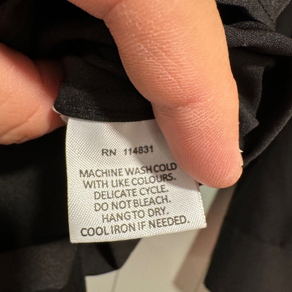 Con.Struct Men's Dress Shirt Slim Fit Button-Down Stretch Cooling Black - Size M - Picture 7 of 9